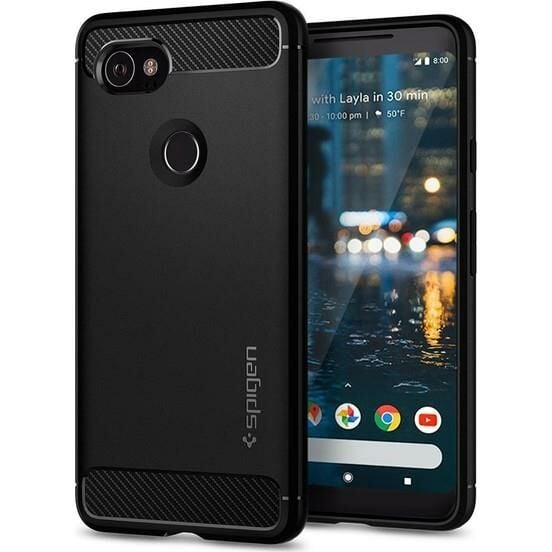 Spigen Pixel 2 XL ile Uyumlu Kılıf Rugged Armor
