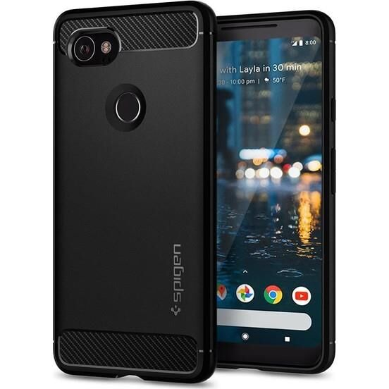 Spigen Pixel 2 XL ile Uyumlu Kılıf Rugged Armor