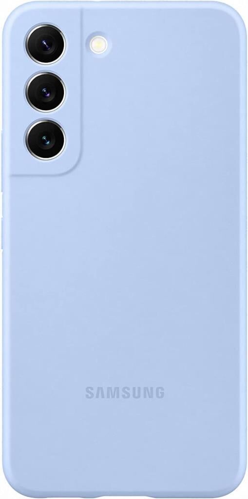 Galaxy S22 Plus ile Uyumlu Silikon Kılıf Mavi EF-PS906TLEGWW
