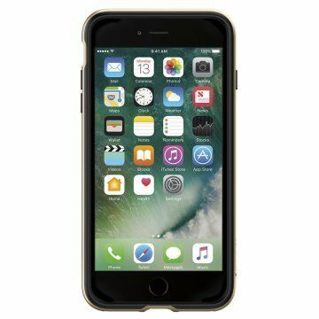 Spigen iPhone 7 Plus ile Uyumlu Kılıf Neo Hybrid Champagne Gold