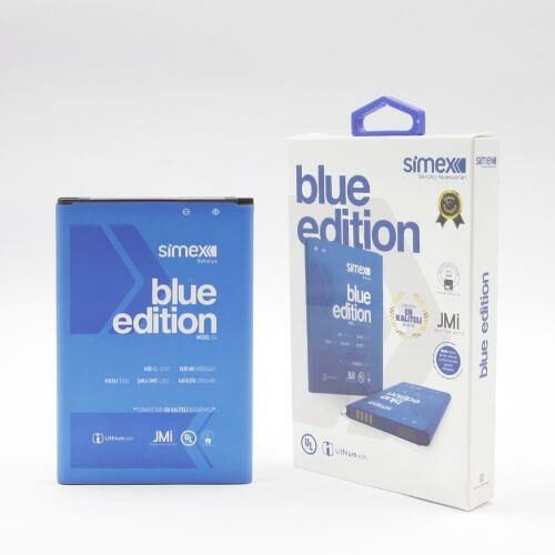 Simex G4 ile Uyumlu SBT-03 BL-51YF Batarya Blue Edition