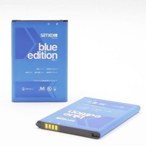 Simex G4 ile Uyumlu SBT-03 BL-51YF Batarya Blue Edition