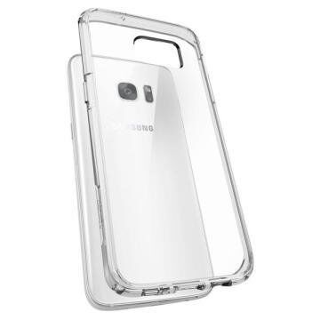 Spigen Galaxy S7 Edge ile Uyumlu Kılıf Ultra Hybrid Crystal Clear