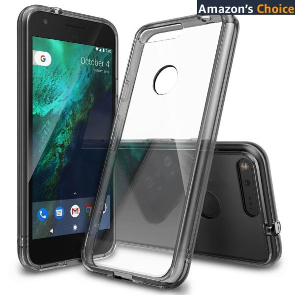 Ringke Fusion Pixel XL ile Uyumlu Kılıf Smoke Black