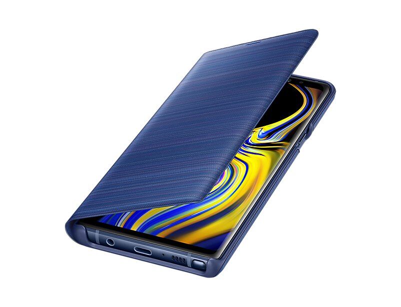 Galaxy Note 9 ile Uyumlu LED View Kılıf (Lacivert)-EF-NN960PLEGWW