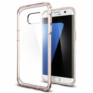 Spigen Galaxy S7 Edge ile Uyumlu Kılıf Ultra Hybrid Rose Crystal