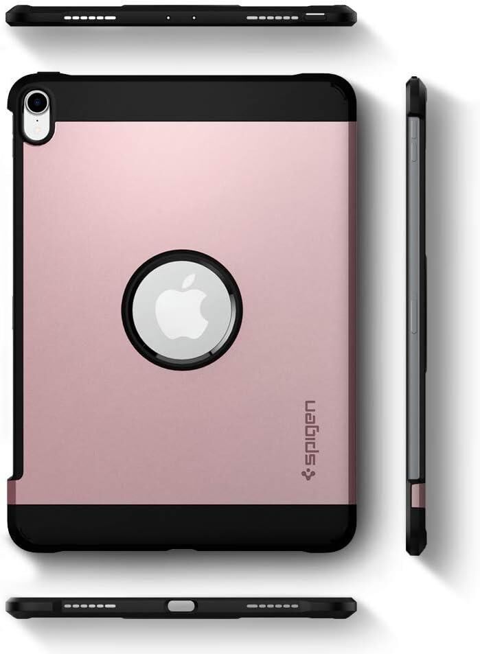 Spigen iPad Pro 12.9'' (2018) ile Uyumlu Kılıf Tough Armor Rose Gold