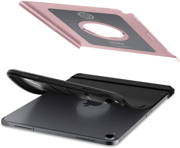 Spigen iPad Pro 12.9'' (2018) ile Uyumlu Kılıf Tough Armor Rose Gold