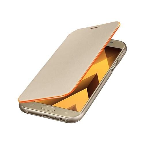 Galaxy A5(2017) ile Uyumlu Neon Flip Cover Altın EF-FA520PFEGWW(Out)