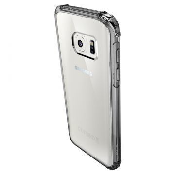 Spigen Galaxy S7 ile Uyumlu Kılıf Crystal Shell Dark Crystal