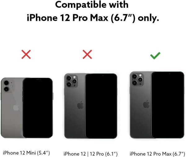 Spigen iPhone 12 Pro Max ile Uyumlu Kılıf, Caseology Câlin Saffiano Black