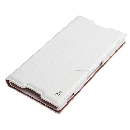 Xperia Z3 Plus ile Uyumlu Kılıf Rock Serisi Kapaklı Beyaz