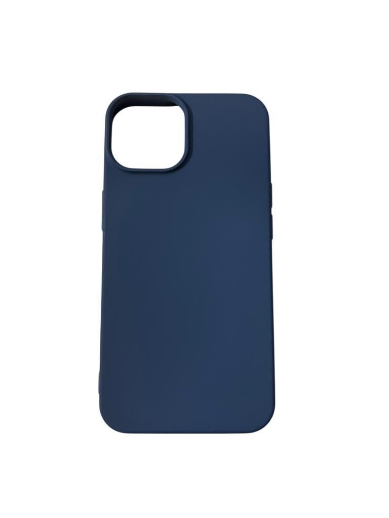 iPhone 14 ile Uyumlu Cappy Silikon Kılıf Mavi