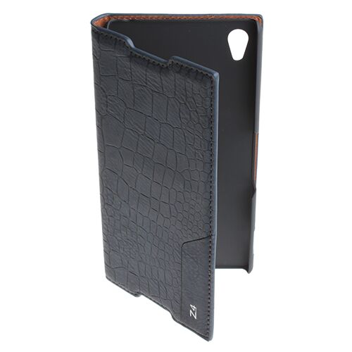 Xperia Z3 Plus ile Uyumlu Kılıf Rock Serisi Kapaklı Lacivert