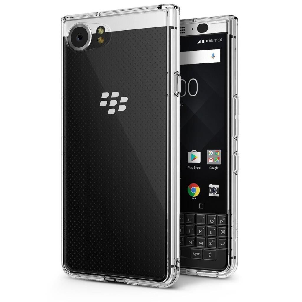 Ringke Fusion KEYone ile Uyumlu Kılıf Crystal Clear TPU Bumper Extra Darbe Emici
