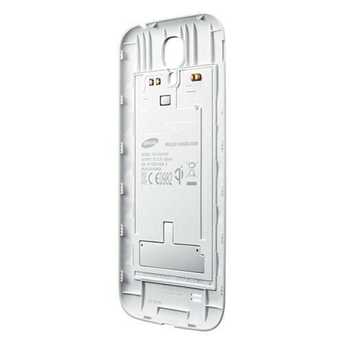 Galaxy S4 ile Uyumlu Kablosuz Şarj Destekli Kapak Beyaz EP-CI950IWEGWW