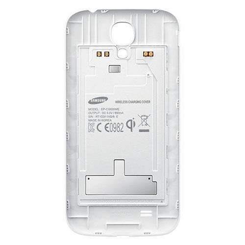 Galaxy S4 ile Uyumlu Kablosuz Şarj Destekli Kapak Beyaz EP-CI950IWEGWW