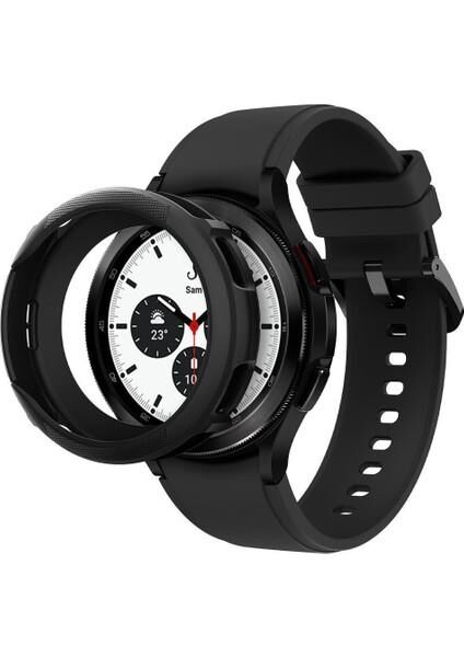 Spigen Galaxy Watch 4 Classic (46mm) ile Uyumlu Kılıf Liquid Air Matte Black