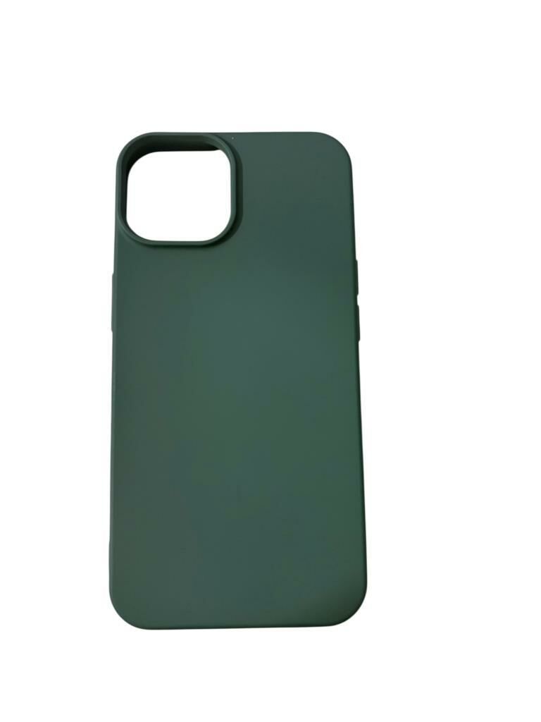 iPhone 14 ile Uyumlu Cappy Silikon Kılıf Yeşil