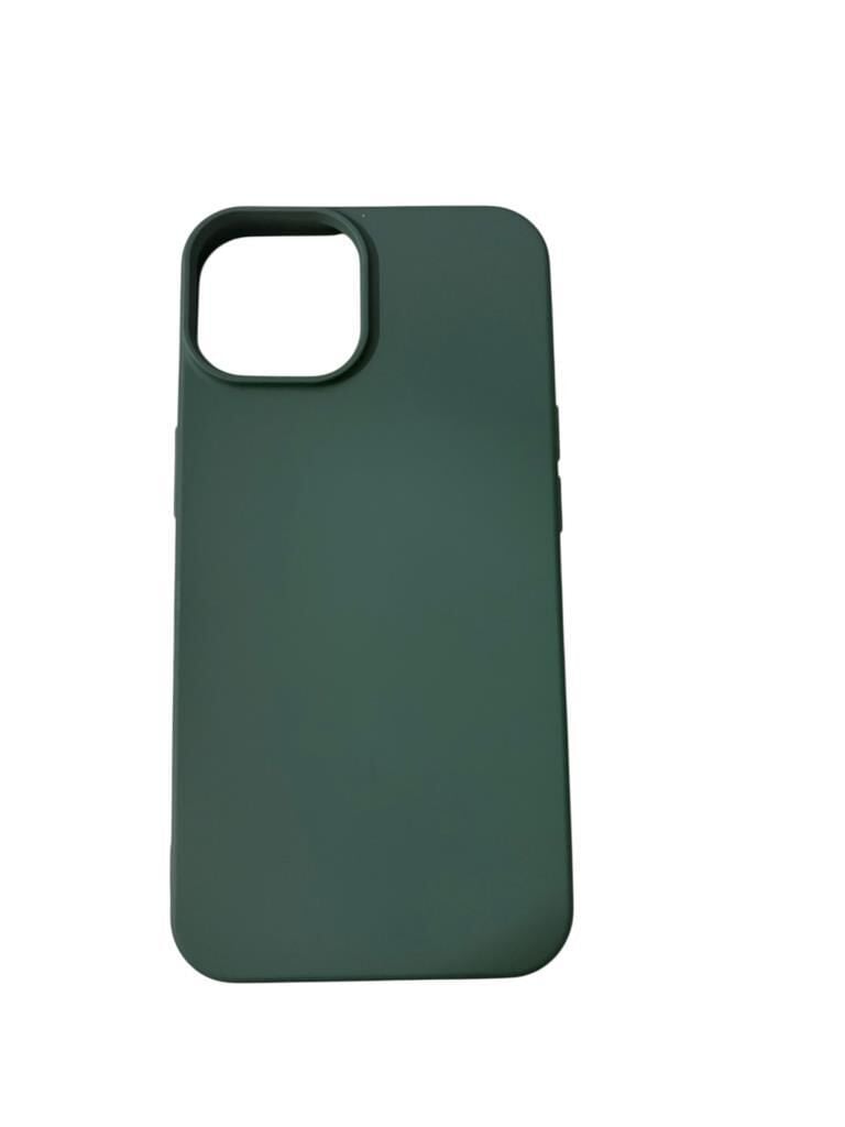 iPhone 14 ile Uyumlu Cappy Silikon Kılıf Yeşil