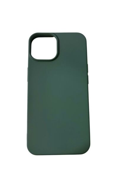 iPhone 14 ile Uyumlu Cappy Silikon Kılıf Yeşil