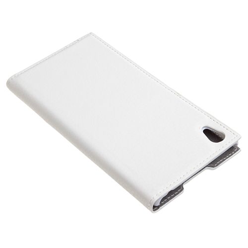Xperia Z3 Plus ile Uyumlu Kılıf Safir Serisi Kapaklı Beyaz