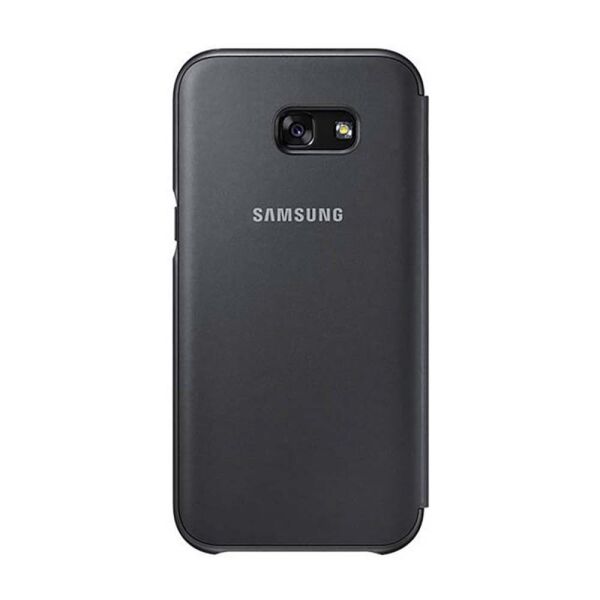 Galaxy A5(2017) ile Uyumlu Neon Flip Cover Siyah EF-FA520PBEGWW (Out)