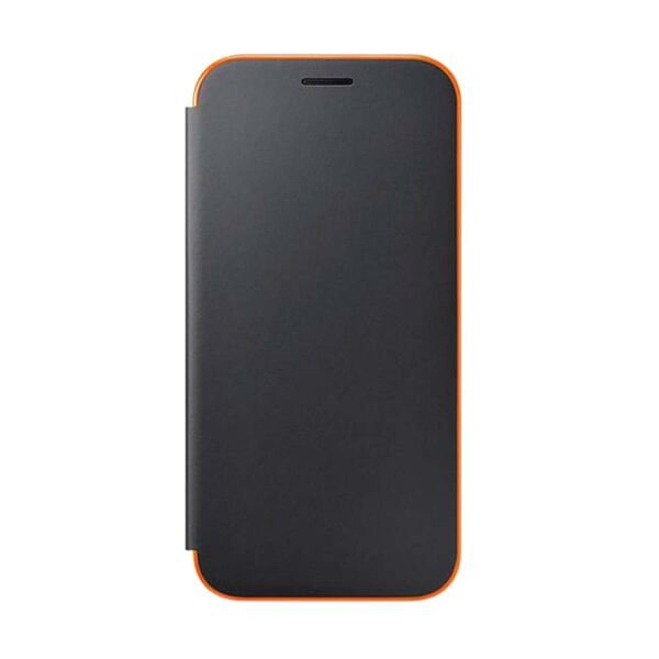 Galaxy A5(2017) ile Uyumlu Neon Flip Cover Siyah EF-FA520PBEGWW (Out)
