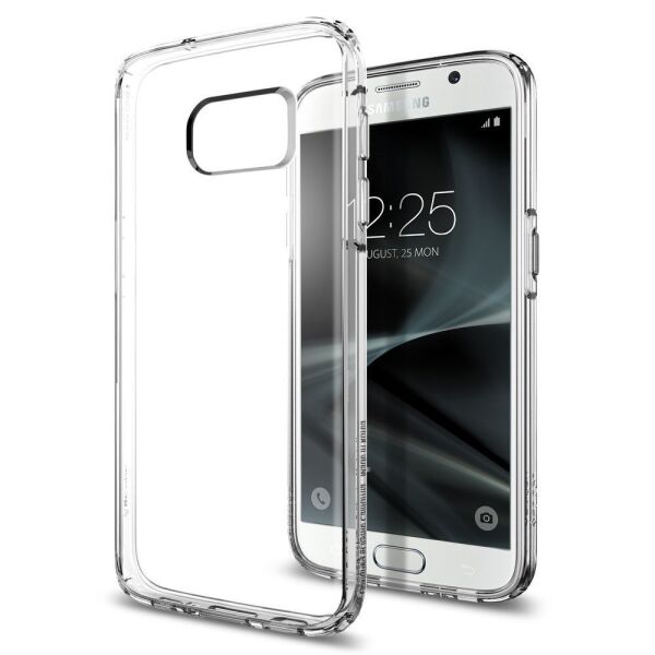 Spigen Galaxy S7 ile Uyumlu Kılıf Ultra Hybrid Crystal Clear