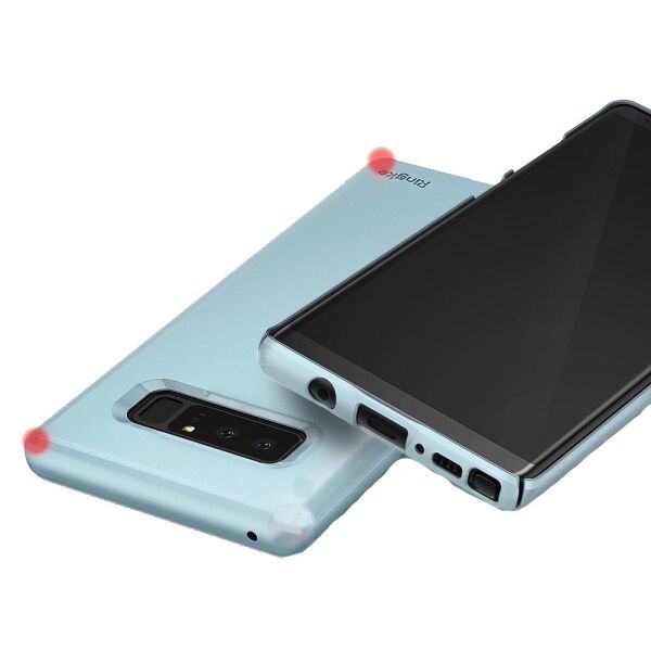 Ringke Slim Galaxy Note 8 ile Uyumlu KIlıf Sky Blue