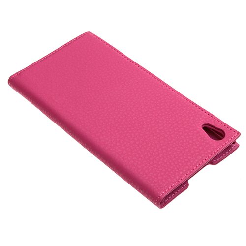 Xperia Z3 Plus ile Uyumlu Kılıf Safir Serisi Kapaklı Pembe