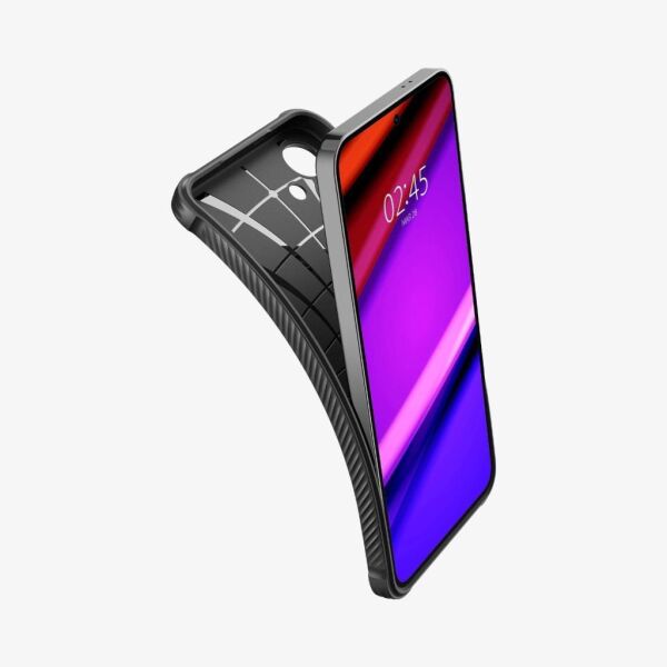 Spigen Galaxy S24 ile Uyumlu Kılıf Rugged Armor Matte Black