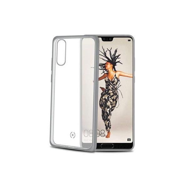 Celly Lasermatt P20 ile Uyumlu Gümüş Kılıf