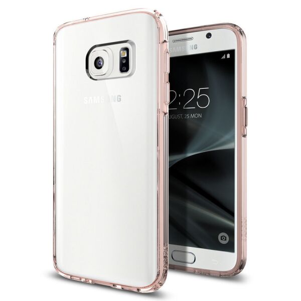 Spigen Galaxy S7 ile Uyumlu Kılıf Ultra Hybrid Rose Crystal
