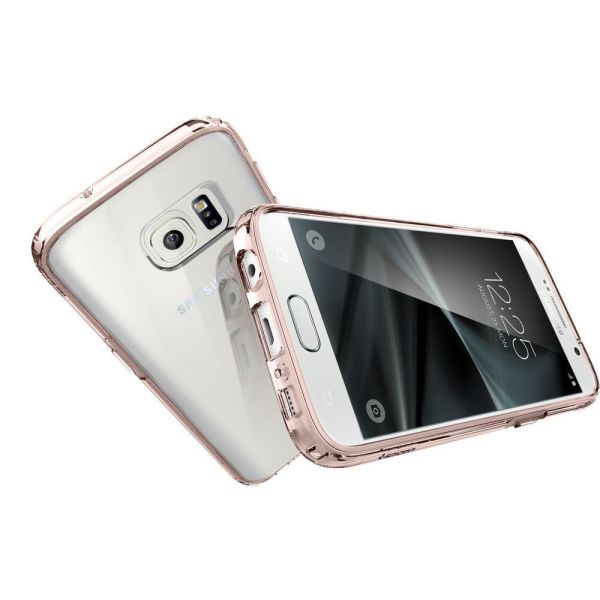 Spigen Galaxy S7 ile Uyumlu Kılıf Ultra Hybrid Rose Crystal