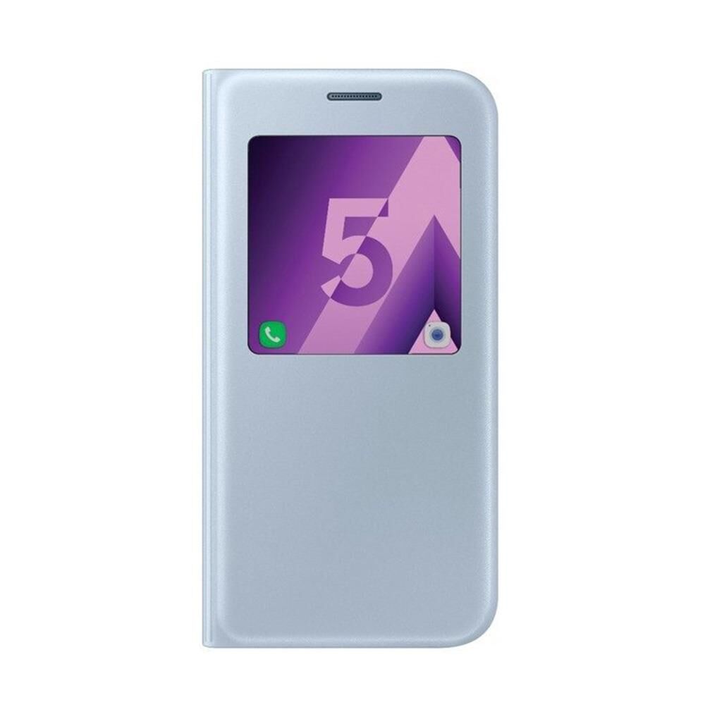 Galaxy A5(2017) ile Uyumlu S View Cover Mavi EF-CA520PLEGWW (Out)