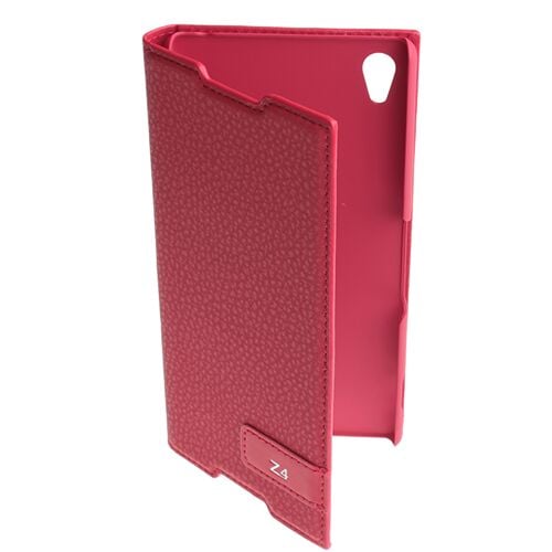 Xperia Z3 Plus ile Uyumlu Kılıf Safir Serisi Kapaklı Kırmızı