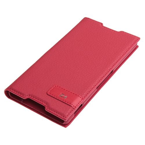 Xperia Z3 Plus ile Uyumlu Kılıf Safir Serisi Kapaklı Kırmızı