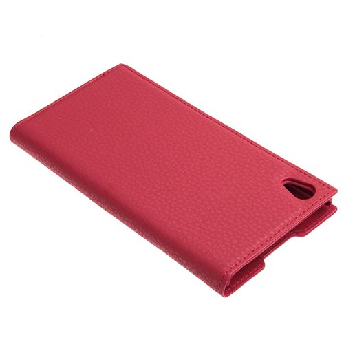 Xperia Z3 Plus ile Uyumlu Kılıf Safir Serisi Kapaklı Kırmızı