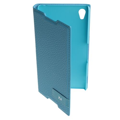 Xperia Z3 Plus ile Uyumlu Kılıf Safir Serisi Kapaklı Mavi