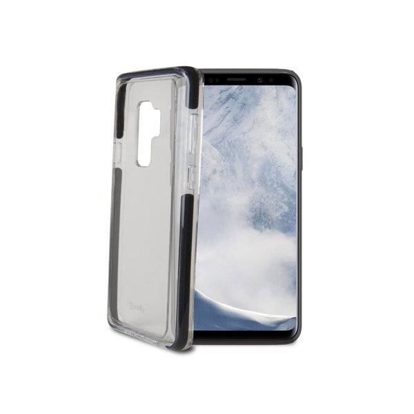 Celly Hexagon Galaxy S9 Plus ile Uyumlu Siyah Kılıf