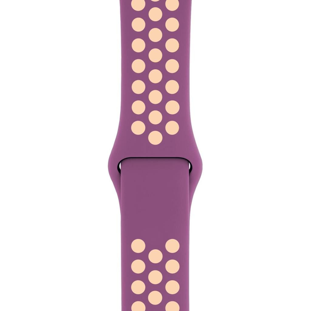 Apple Watch ile Uyumlu 42-44mm Silikon Kayış Açık Mor/Lila