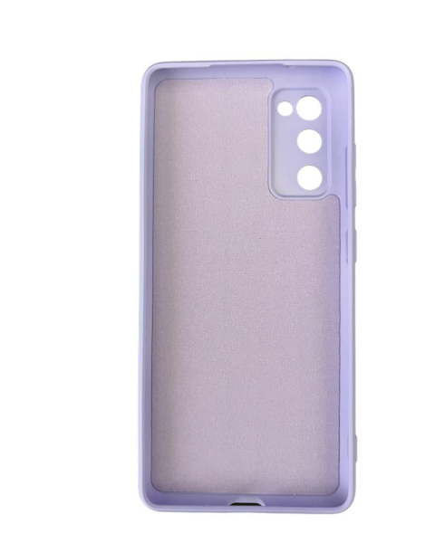 Galaxy S20 FE ile Uyumlu Cappy Silikon Kılıf Lila