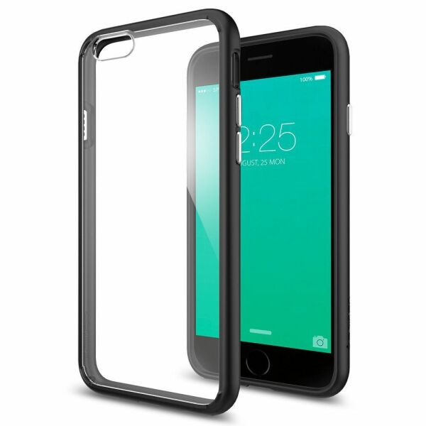 Spigen iPhone 6 Plus/6s Plus ile Uyumlu Kılıf Ultra Hybrid Black