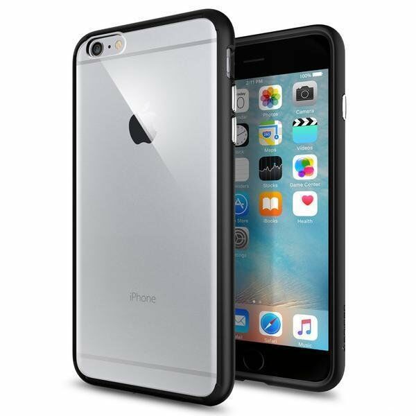 Spigen iPhone 6 Plus/6s Plus ile Uyumlu Kılıf Ultra Hybrid Black