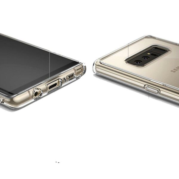 Ringke Fusion Galaxy Note 8 ile Uyumlu KIlıf Crystal Clear