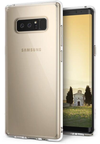 Ringke Fusion Galaxy Note 8 ile Uyumlu KIlıf Crystal Clear