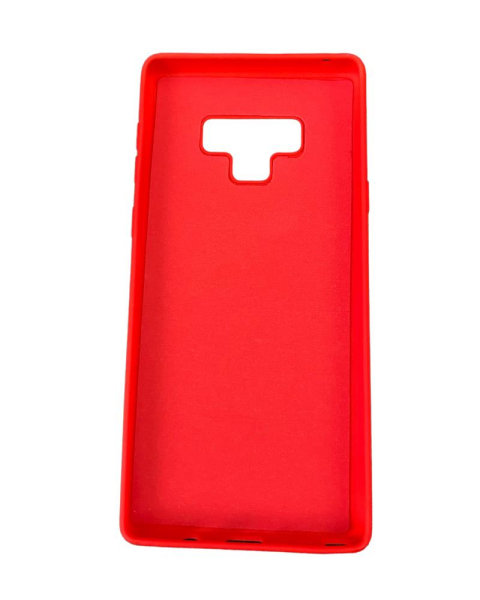 Galaxy Note 9 ile Uyumlu Cappy Silikon Kılıf Kırmızı