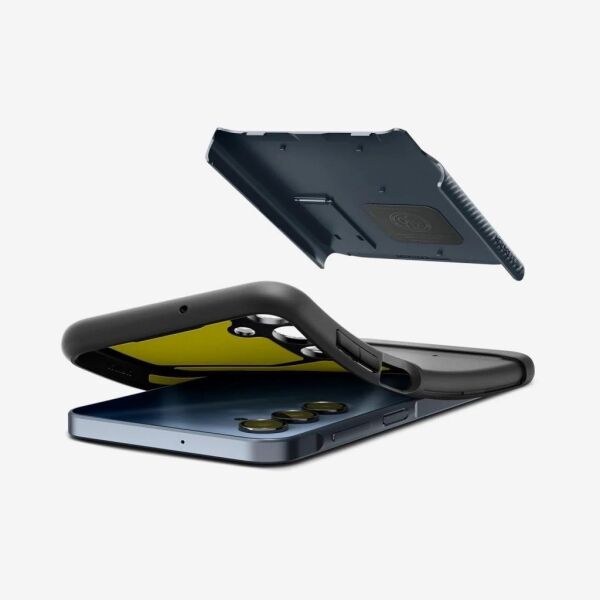 Spigen Galaxy A16 ile Uyumlu Kılıf Slim Armor Metal Slate