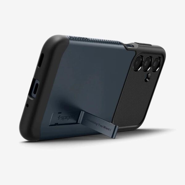 Spigen Galaxy A16 ile Uyumlu Kılıf Slim Armor Metal Slate